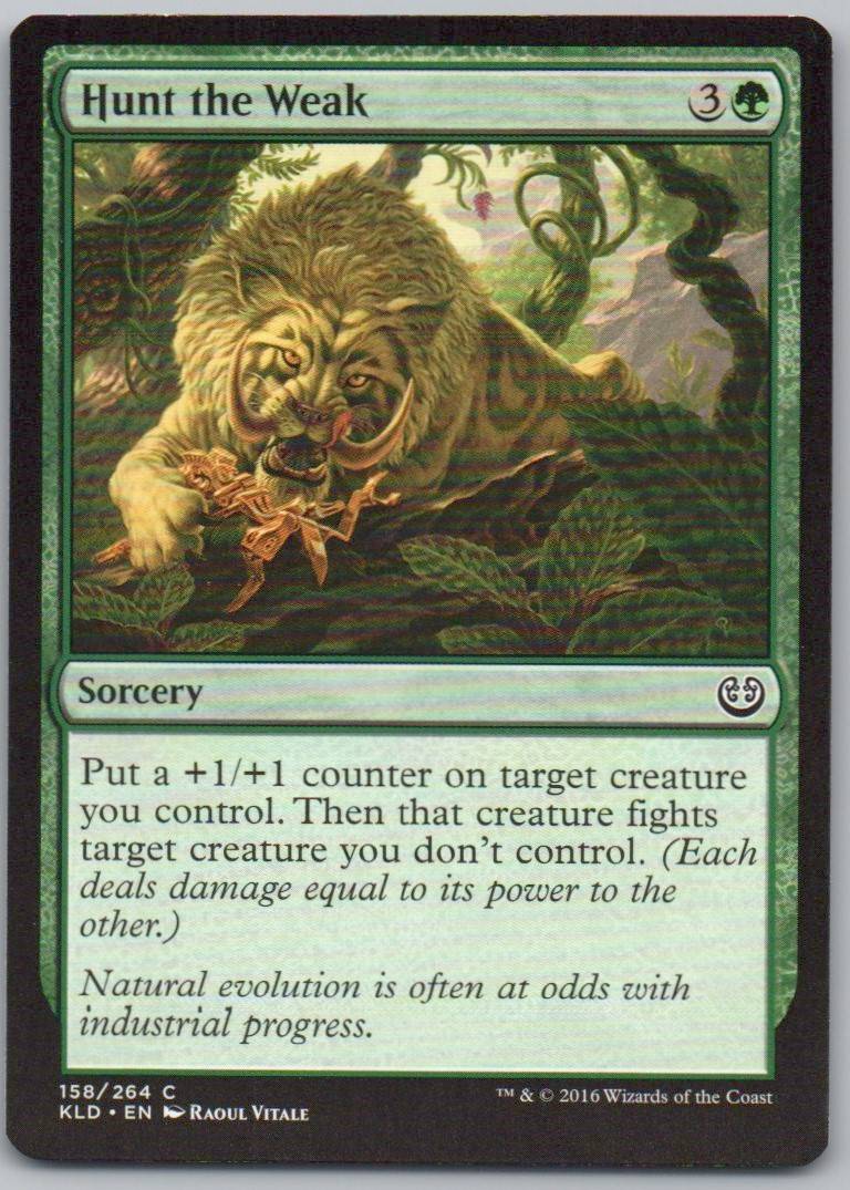Hunt the Weak 158 Normal Sorcery Card - Kaladesh