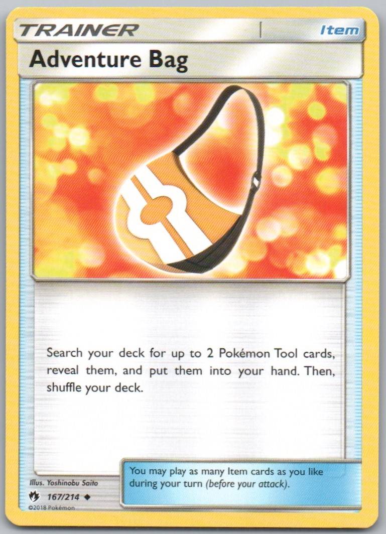 Adventure Bag 167 Normal Trainer Card - Lost Thunder