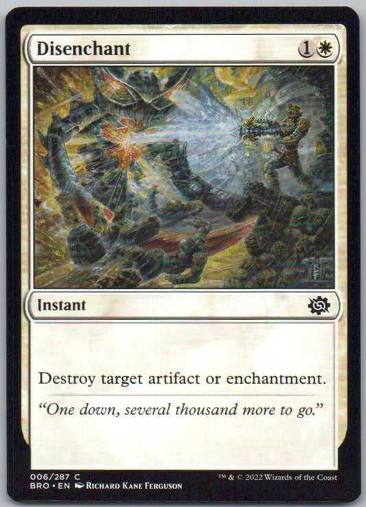 Disenchant 6 Normal Instant Card - The Brothers' War