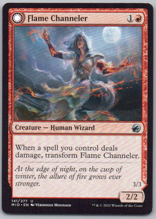 Flame Channeler 141 Normal Creature Card - Innistrad: Midnight Hunt