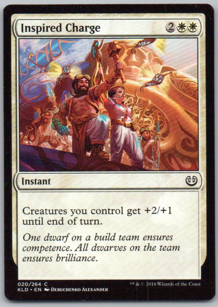 Inspired Charge 20 Normal Instant Card - Kaladesh