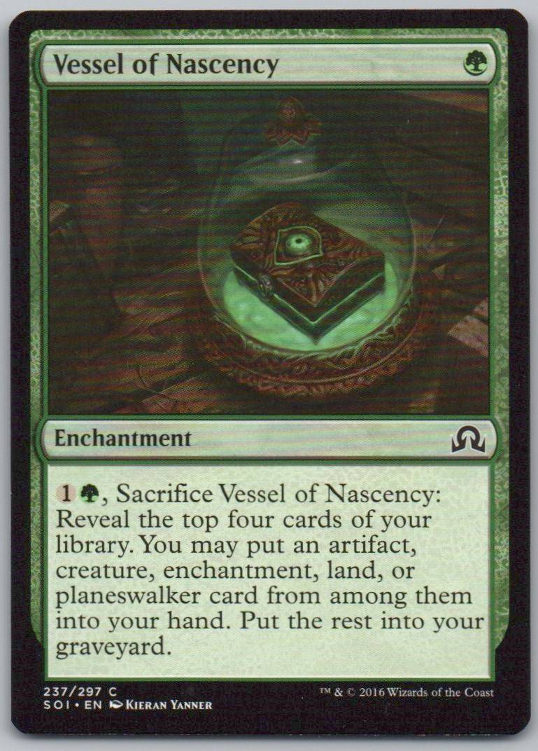 Vessel of Nascency 237 Normal Enchantment Card - Shadows over Innistrad