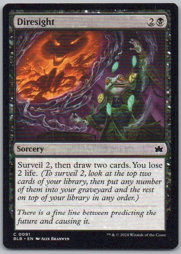 Diresight 91 Normal Sorcery Card - Bloomburrow
