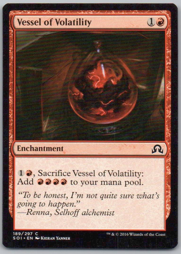 Vessel of Volatility 189 Normal Enchantment Card - Shadows over Innistrad