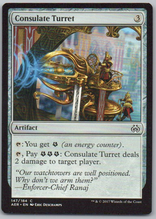 Consulate Turret 147 Normal Artifact Card - Aether Revolt