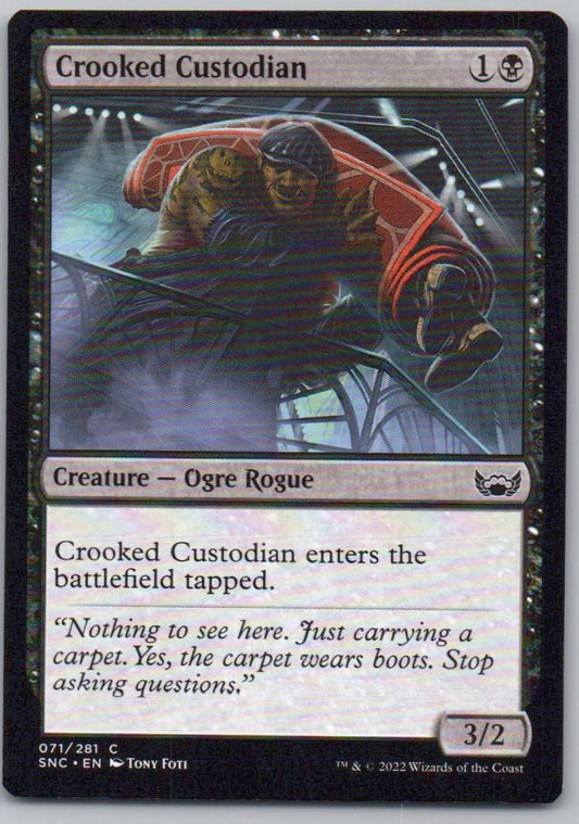 Crooked Custodian 71 Normal Creature Card - Streets of New Capenna